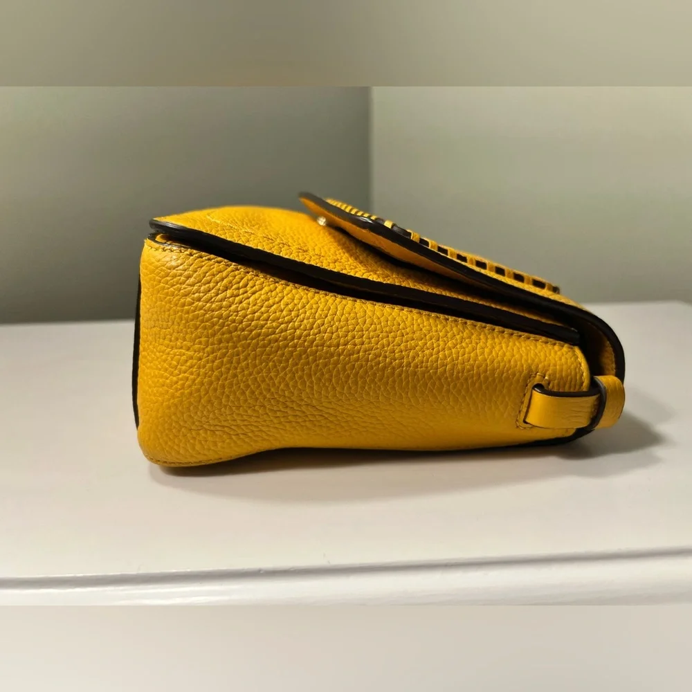 Kate Spade Mustard Yellow Leather Crossbody Bag